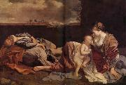 Orazio Gentileschi Le Repos de la Sainte Famille pendant la fuite en Egypte Germany oil painting artist